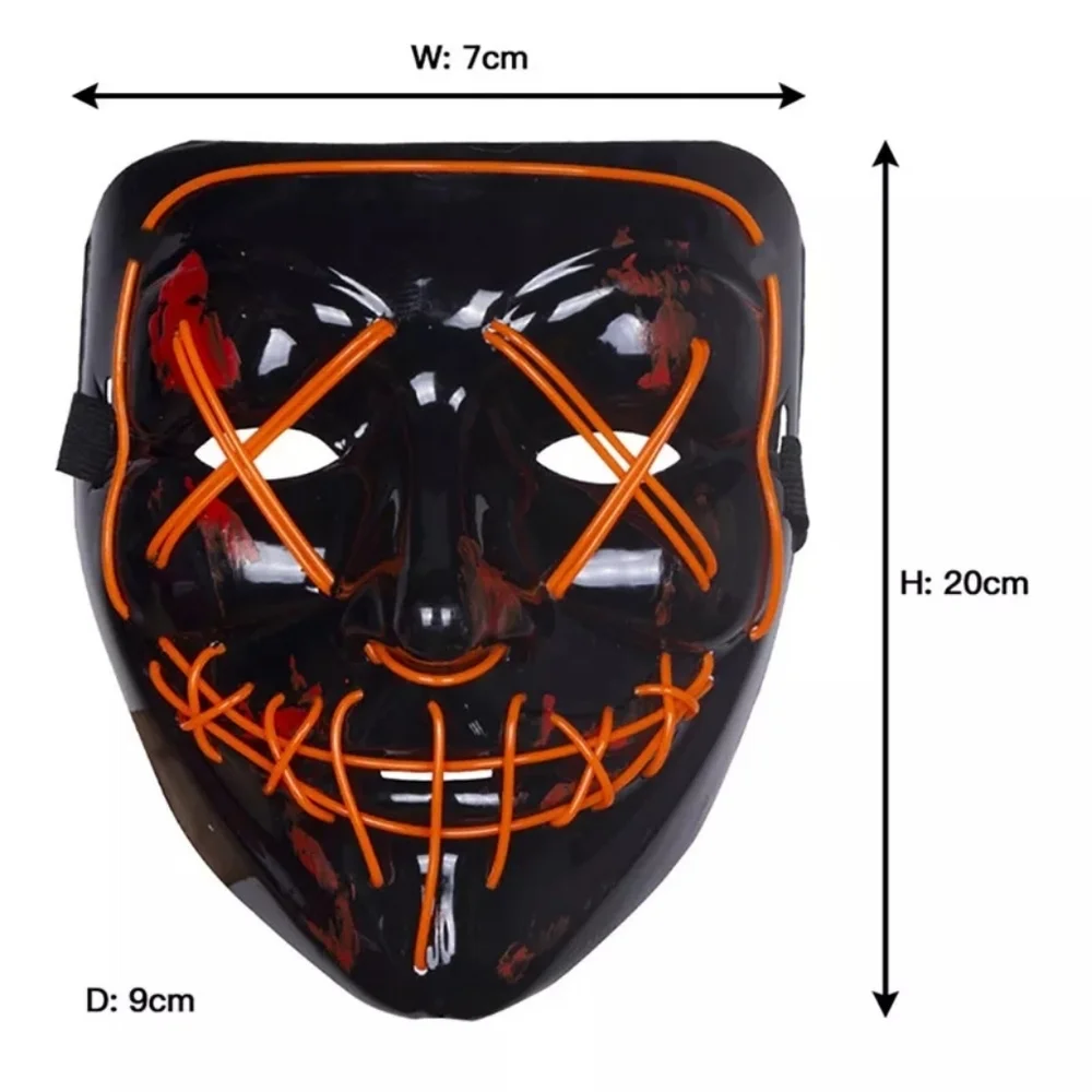 Light Up Mask In Different Modes